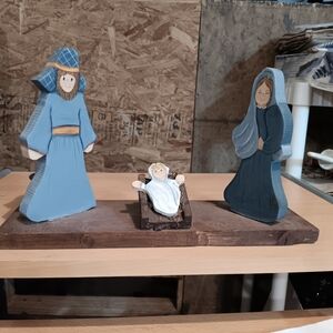 Nativity Candle Holder